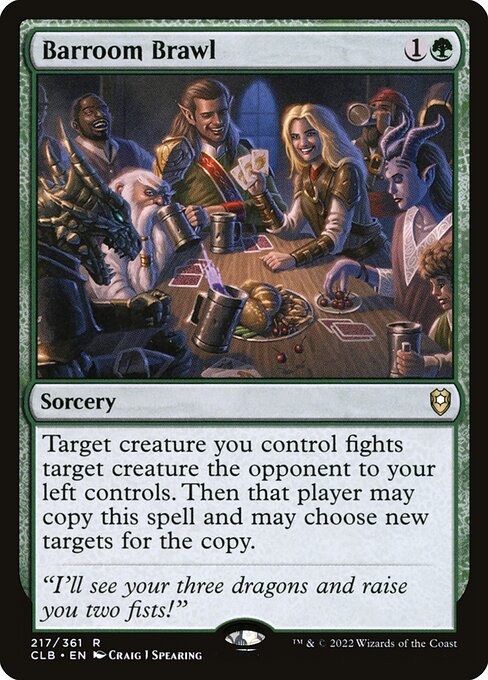 Barroom Brawl highlighted card art