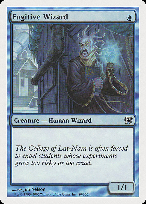 Fugitive Wizard from Ninth Edition