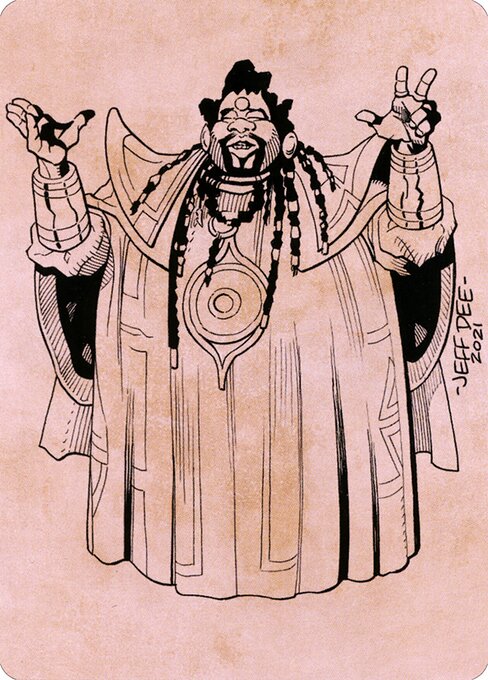 Alaundo the Seer // Alaundo the Seer from Battle for Baldur's Gate Art Series