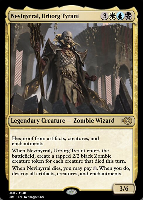 Nevinyrral, Urborg Tyrant highlighted card art