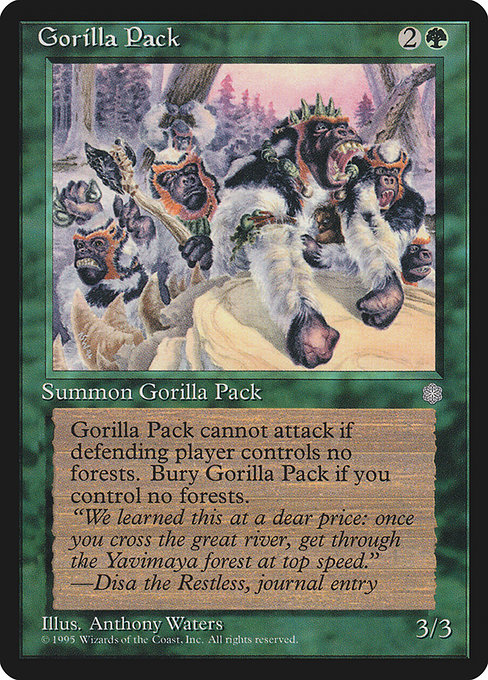 Gorilla Pack highlighted card art