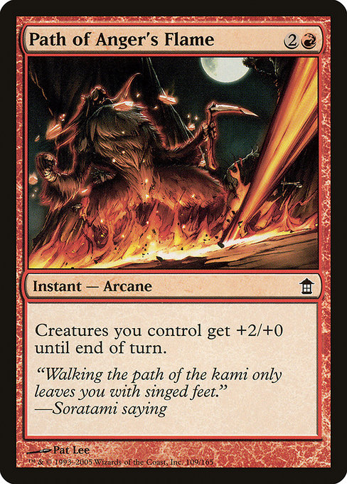 Path of Anger's Flame highlighted card art