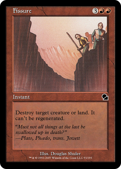 Fissure highlighted card art