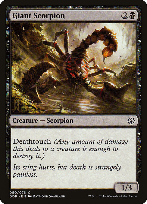 Giant Scorpion highlighted card art