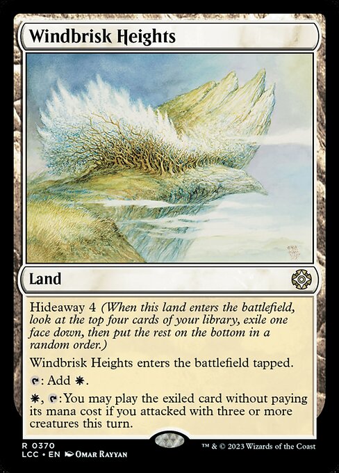 Windbrisk Heights from The Lost Caverns of Ixalan Commander