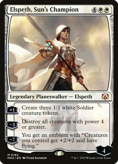 Elspeth, Sun's Champion from March of the Machine Commander