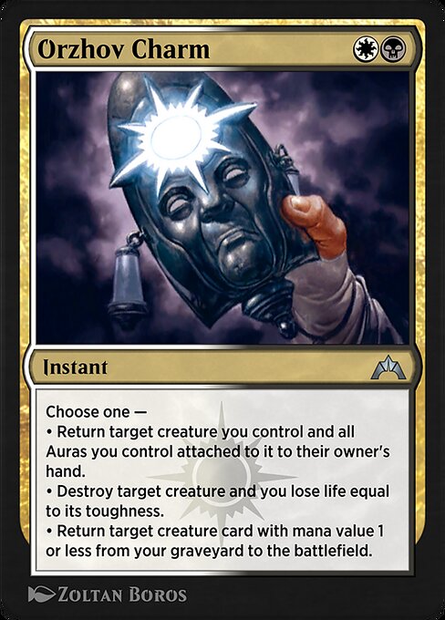 Orzhov Charm highlighted card art