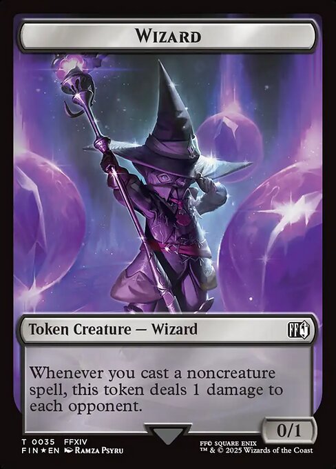 Wizard highlighted card art