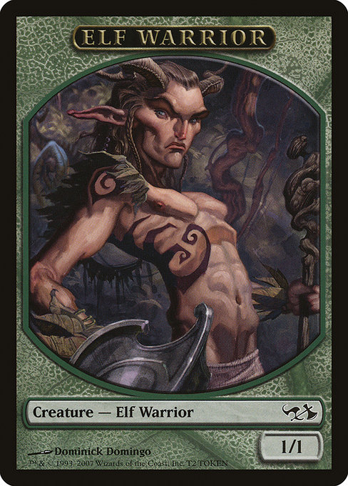 Elf Warrior from Duel Decks: Elves vs. Goblins Tokens