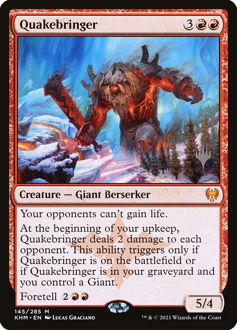 Quakebringer from Kaldheim Promos