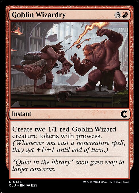 Goblin Wizardry from Ravnica: Clue Edition