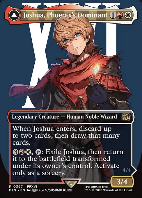 Joshua, Phoenix's Dominant // Phoenix, Warden of Fire from Final Fantasy