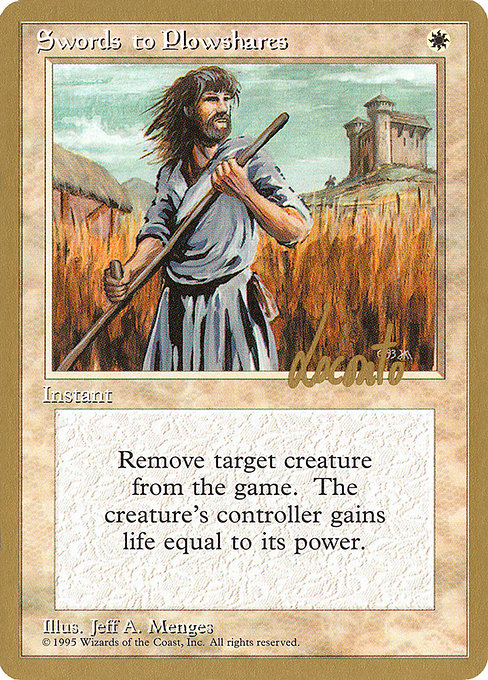 Swords to Plowshares from Pro Tour Collector Set