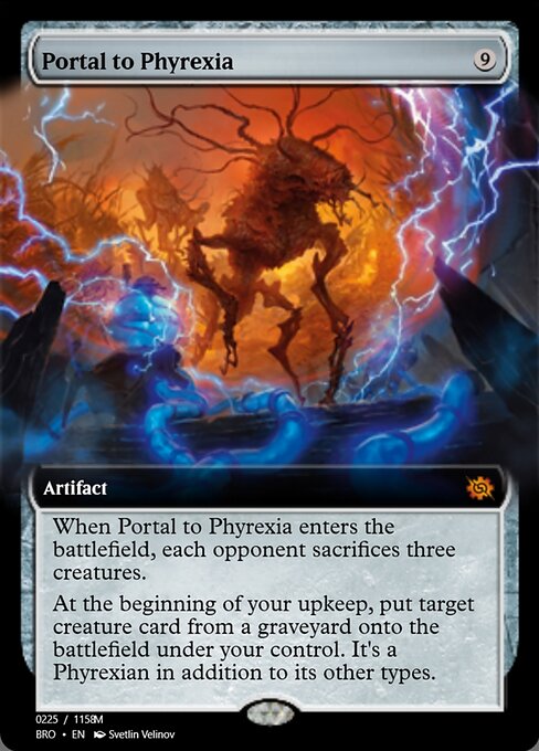 Portal to Phyrexia highlighted card art