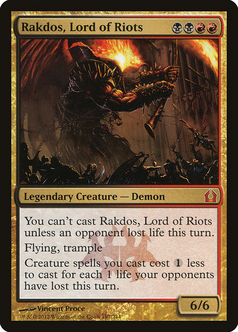 Rakdos, Lord of Riots from Return to Ravnica