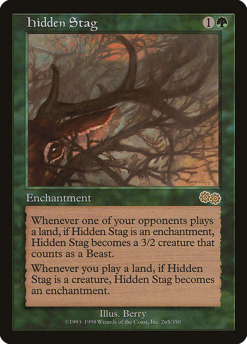 Hidden Stag highlighted card art