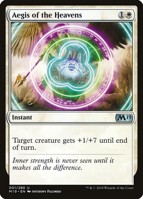 Aegis of the Heavens from Core Set 2019
