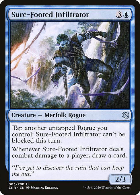 Sure-Footed Infiltrator highlighted card art