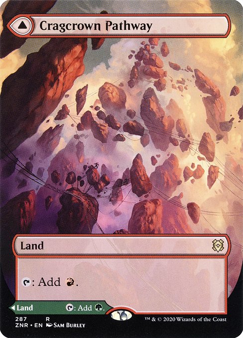 Cragcrown Pathway // Timbercrown Pathway from Zendikar Rising