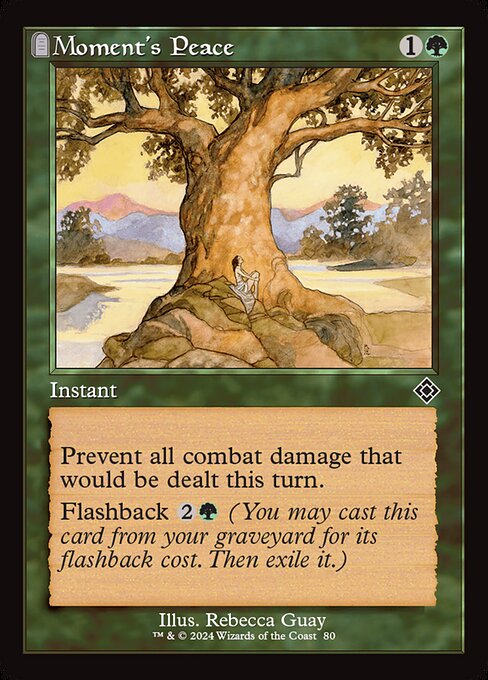 Moment's Peace highlighted card art