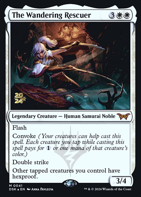The Wandering Rescuer highlighted card art