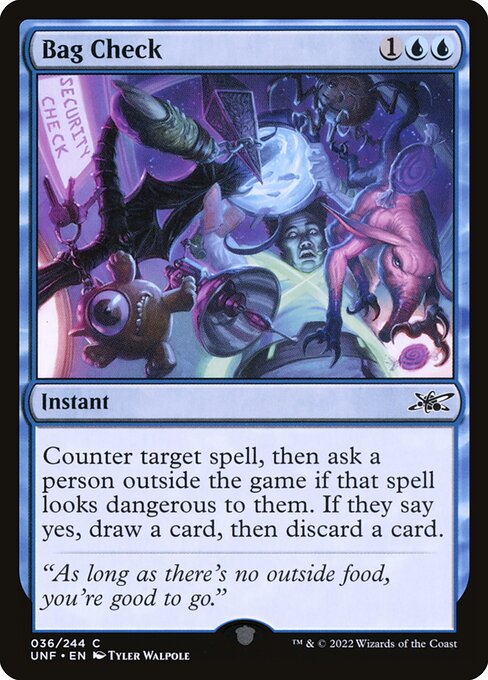 Bag Check highlighted card art