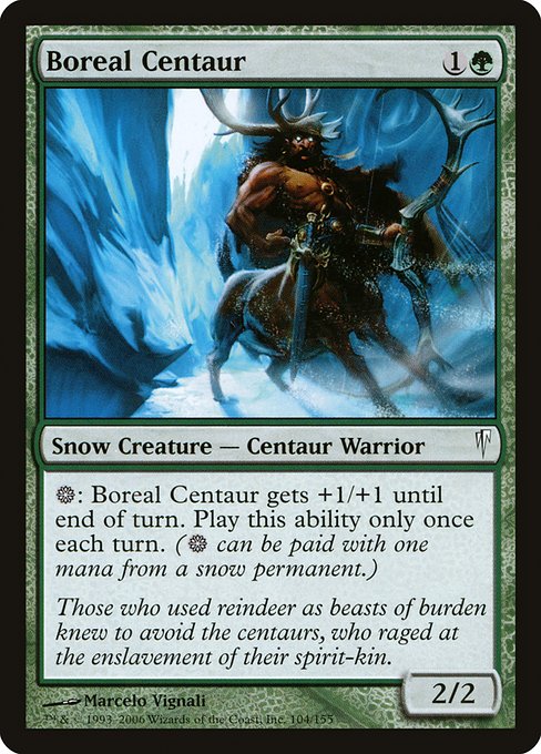Boreal Centaur highlighted card art