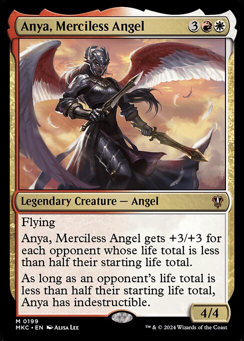 Anya, Merciless Angel highlighted card art