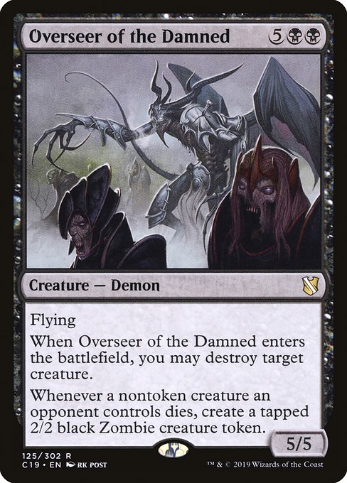 Overseer of the Damned from Commander 2019