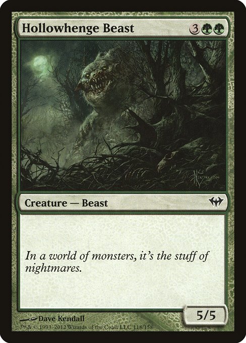 Hollowhenge Beast highlighted card art