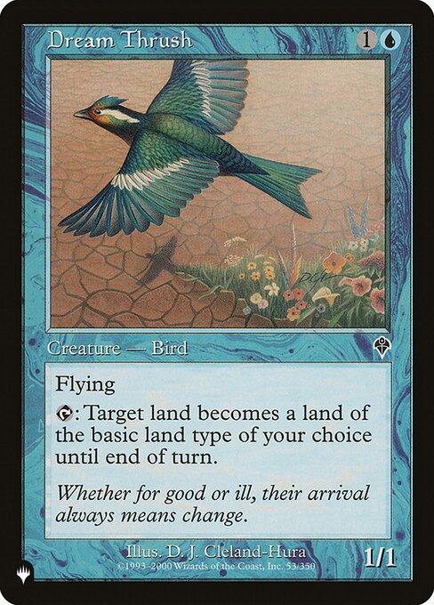 Dream Thrush highlighted card art