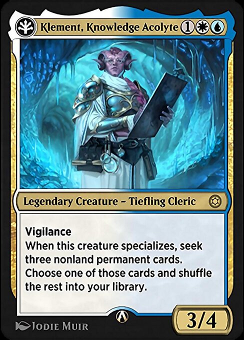 Klement, Knowledge Acolyte highlighted card art