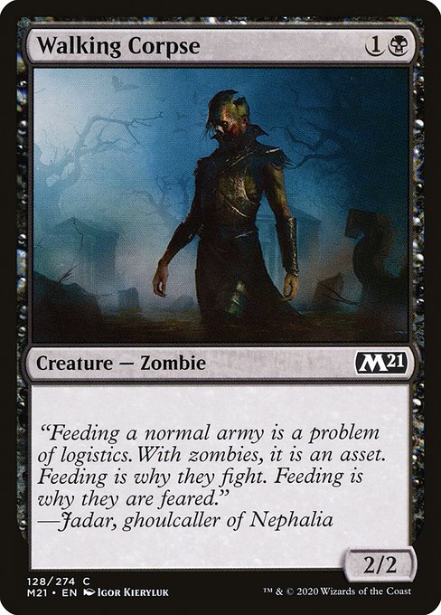 Walking Corpse highlighted card art