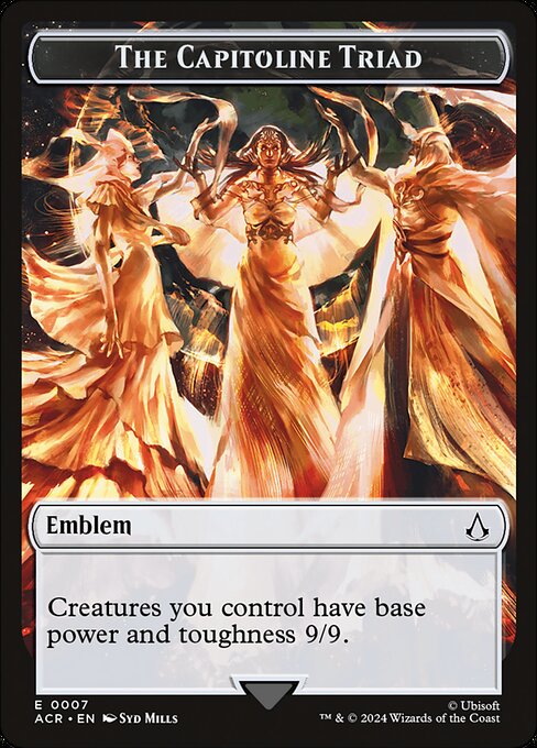 The Capitoline Triad Emblem highlighted card art