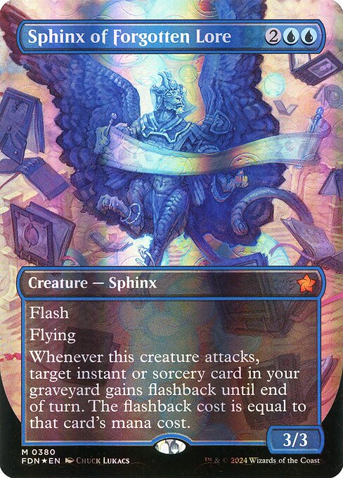 Sphinx of Forgotten Lore highlighted card art