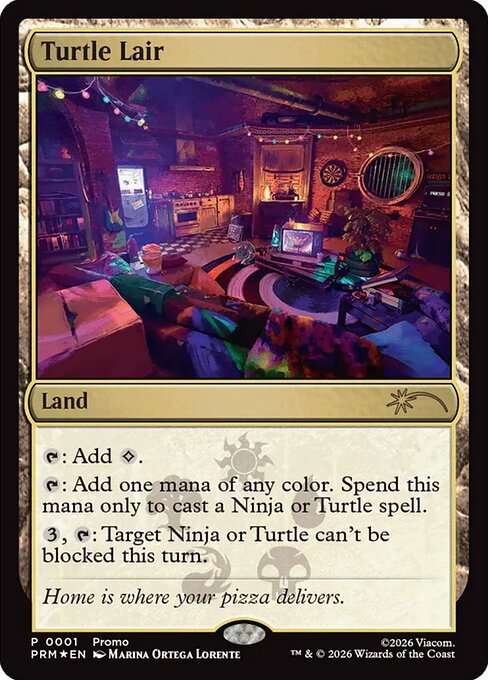 Turtle Lair from Media and Collaboration Promos