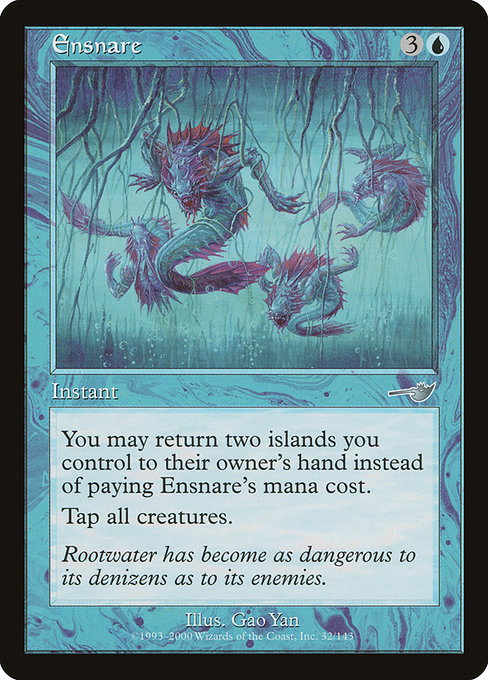 Ensnare highlighted card art