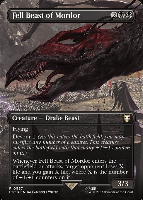Fell Beast of Mordor highlighted card art
