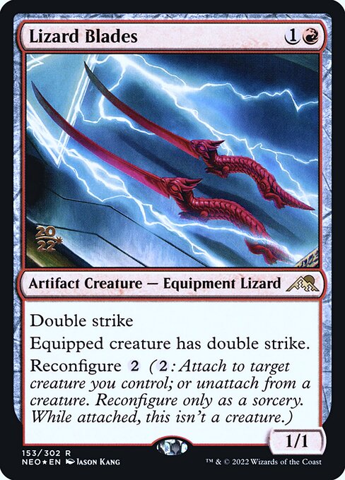 Lizard Blades from Kamigawa: Neon Dynasty Promos