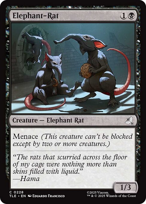 Elephant-Rat highlighted card art