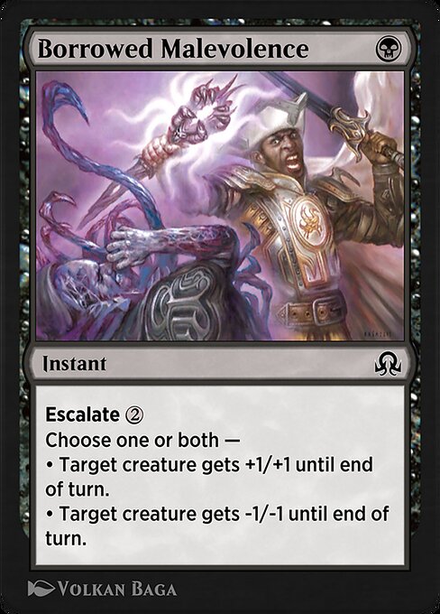 Borrowed Malevolence highlighted card art