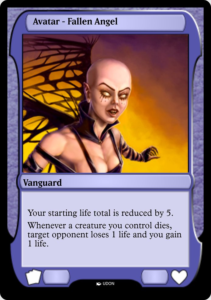 Fallen Angel Avatar highlighted card art