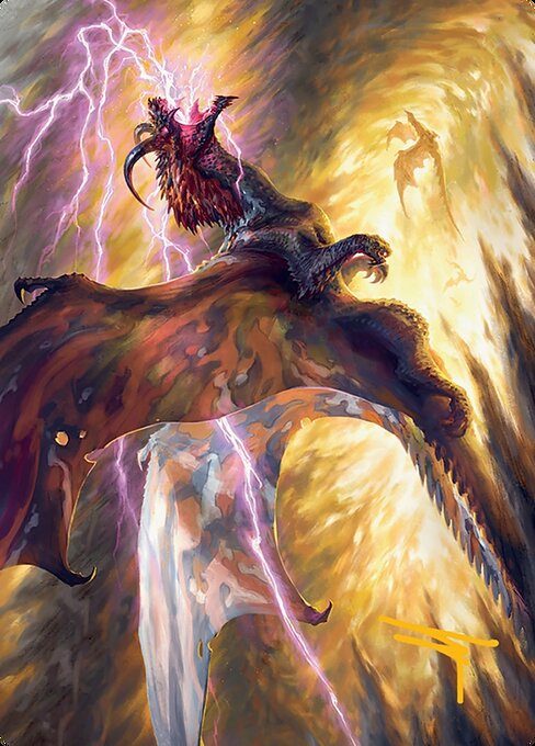 Stormscale Scion // Stormscale Scion from Tarkir: Dragonstorm Art Series