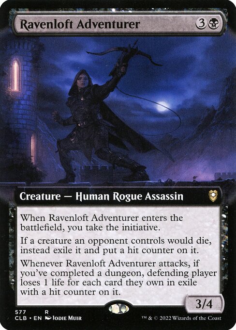 Ravenloft Adventurer highlighted card art