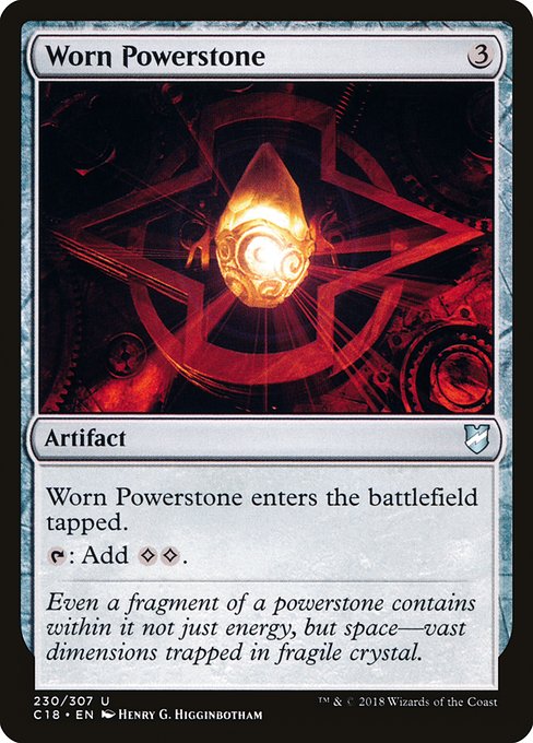 Worn Powerstone from Commander 2018