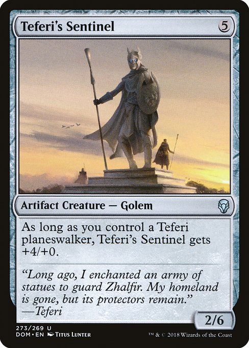 Teferi's Sentinel highlighted card art