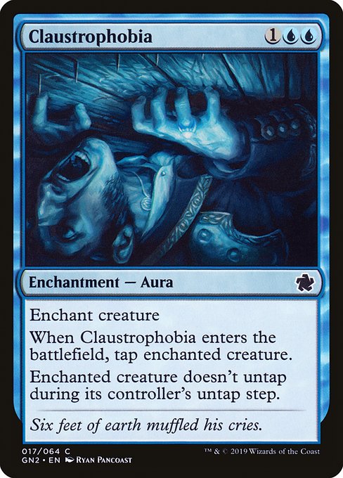 Claustrophobia highlighted card art