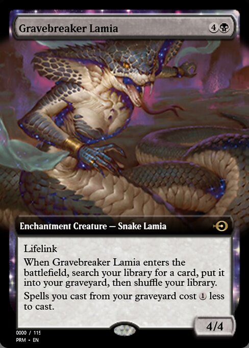 Gravebreaker Lamia from Magic Online Promos