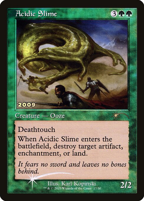 Acidic Slime from 30th Anniversary Play Promos