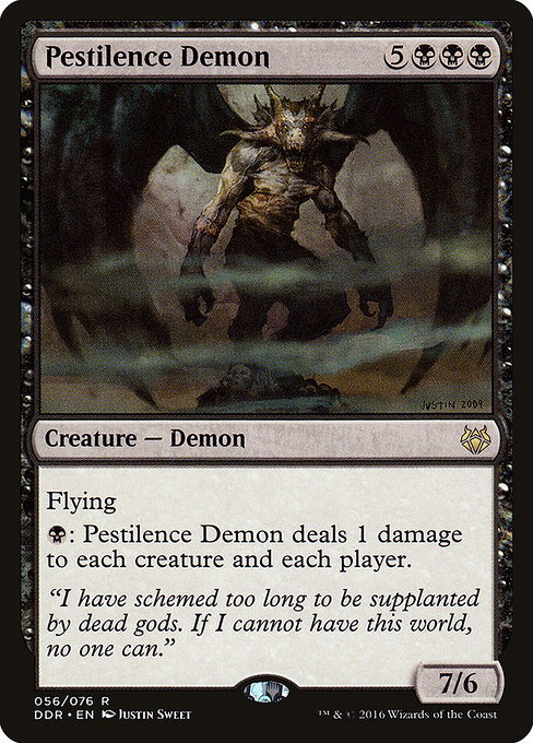 Pestilence Demon highlighted card art